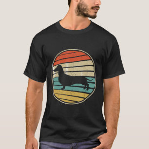 Schattigee Teckel Gift Retro Vintage 70s 80s Wiene T-shirt