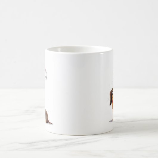 Schattigee Teckel Puppy Koffie Mok – Hondenliefheb (Center)