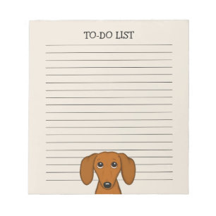 Schattigee Teckel Wiener Dog Weiner Hondenliefhebb Notitieblok