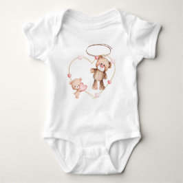 Schattigee Teddy Bear Baby Kleding Ontwerp Romper