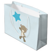 Schattigee teddybeer Baby Large Cadeauzakje (Achterkant Gekanteld)