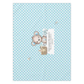 Schattigee teddybeer picknick Baby shower Tafelkleed (Voorkant)