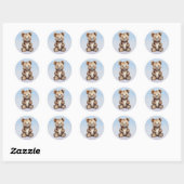 Schattigee teddybeer Stickers (Vel)