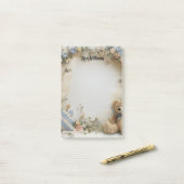 Schattigee teddybeer Valentijnsdag Post-it® Notes (Op bureau)