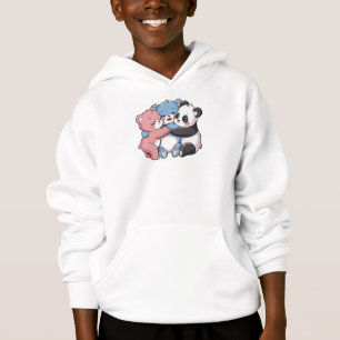 Schattigee teddyberen met panda