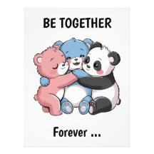 Schattigee teddyberen met panda