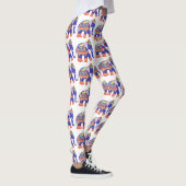 Schattigee Thai Elephant Pattern Leggings (Rechts)