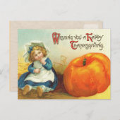 Schattigee Thanksgiving Briefkaarten (Voorkant / Achterkant)