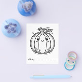 Schattigee Thanksgiving Kleurplaten Flyer (Enkel)