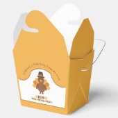 Schattigee Thanksgiving Turkije Gele restjes verwi Bedankdoosjes (Geopend)