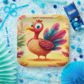 Schattigee Thanksgiving Turkije Papier Bord (Feest)