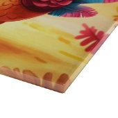 Schattigee Thanksgiving Turkije snijplank (Hoek)