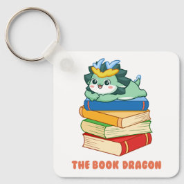 Schattigee "The Book Dragon" Sleutelhanger