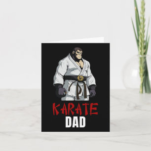 Schattigee Tiger Karate Dad - Funny Martial Arts S Kaart