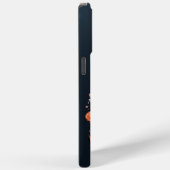 Schattigee Tijger met bloemetjes Papier Knipsel Case-Mate iPhone Case (Achterkant / Rechts)