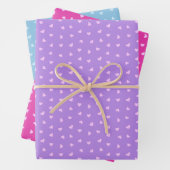 Schattigee Tiny Hearts Valentijn's Day Inpakpapier Vel (In situ)