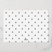 Schattigee Tiny Trees Christmas Feestdagen Foto (Achterkant)