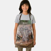 Schattigee Toad Frog Gezicht Natuur Gepersonalisee Schort (Insitu)