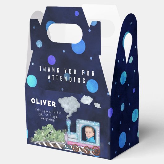 Schattigee treindienstvak bedankdoosjes (Geopend)