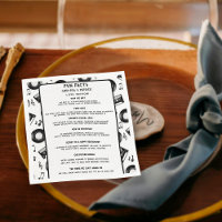 Schattigee trendy retro vinyl muziek bruiloft leuk