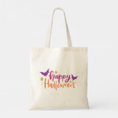 Schattigee Trick or treat Halloween Canvas tas (Achterkant)