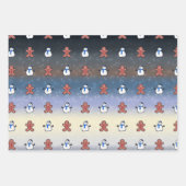 Schattigee Triple Delight Kerst Inpakpapier Vel (Voorkant 2)