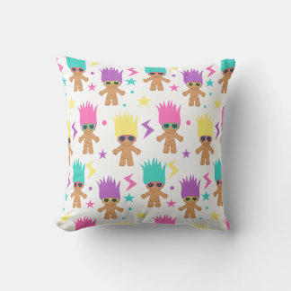 Schattigee Troll 80's 90's Retro Patroon Kussen