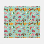 Schattigee trui Weer Fleece Deken (Voorkant (Horizontaal))