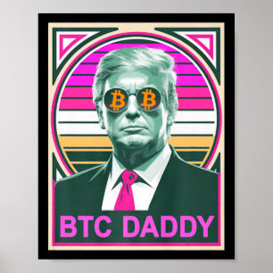 Schattigee Trump Bitcoin BTC Daddy Finance Audit F Poster