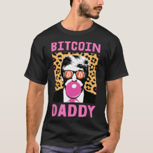 Schattigee Trump Bitcoin Daddy Crypto Finance Mone T-shirt