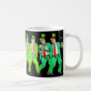 Schattigee Trump Dance St. Patricks Day Funny Trum Koffiemok