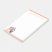 Schattigee Tuin Gnome Sprookjesbruid Bruidegom Huw Post-it® Notes (Schuin)