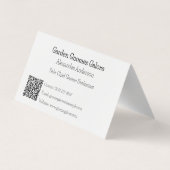 Schattigee tuin kabouters 6 stoten loyaliteit visitekaartjes (Achterkant)