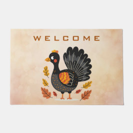 Schattigee Turkije Happy Thanksgiving Doormat Deurmat