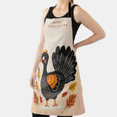 Schattigee Turkije Happy Thanksgiving Schort (Insitu)