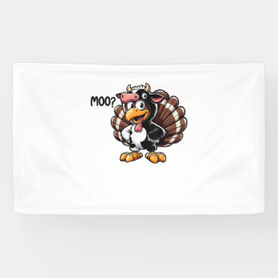 Schattigee Turkije Moo Fake Koe Head Funny Herfst Spandoek