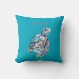 Schattigee Turtle Green Baby Nursery Kussen