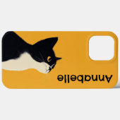 Schattigee Tuxedo Cat personaliseren Case-Mate iPhone Case (Achterkant (horizontaal))