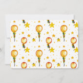 Schattigee Twinkle Twinkle Little Star Co-ed Baby  Kaart (Achterkant)