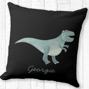 Schattigee Tyrannosaurus rex dinosaurus gepersonal Kussen