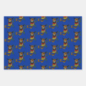 Schattigee Uil Boeken Inpakpapier Vel (Voorkant 3)