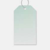 Schattigee Uil in een Groene Top Hoed Party Dank u Cadeaulabel (Achterkant)