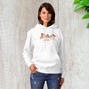 Schattigee uilen terug naar school Afstuderen Hoodie