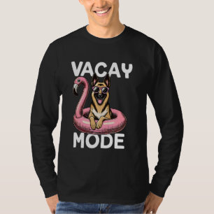 Schattigee Vacay Mode Duitse Herdershond Mom Summe T-shirt
