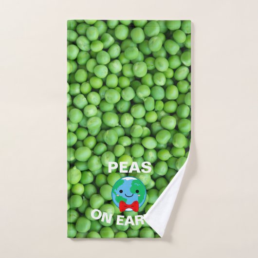 Schattigee vakantie "Erwten op aarde" Gast Handdoe Handdoek (Handdoek)