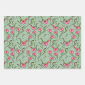 Schattigee Valentijn Carnivoor Venus Flytrap Plant Inpakpapier Vel (Voorkant 2)