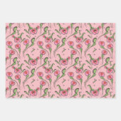 Schattigee Valentijn Carnivoor Venus Flytrap Plant Inpakpapier Vel (Voorkant 3)