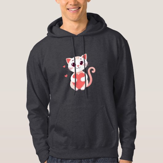 Schattigee valentijn hoodie (Voorkant)