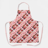 Schattigee Valentijn Katten in Hart Zonnebril Schort (Voorkant)