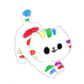 Schattigee Valentijn Katten Kittens Cartoons Set v Sticker